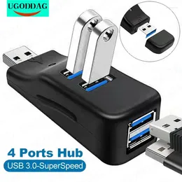 High Speed USB 3.0 HUB Multi Splitter Adapter 4 Ports U Disc Reader Expander Computer Accessories For PC Macbook Laptop Notebook