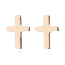 Stud Earrings 1pcs Fashion Mens Ins Cross Pendant Ear Studs Cartilage Drop Dangle Punk Jewelry for Cool Women Friendship Gifts