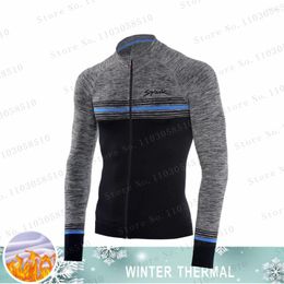 Racing Jackets Spiukful Men Winter Thermal Fleece Cycling Jersey Sets Long Sleeve Bicycle Clothing MTB Bike Wear Road Ciclismo