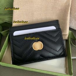 Card Holders Famous Coin Purses Card Holder Handbag Credit Card Wallets Luxurys Designer Classic Passport Holders Marmont Women Mens Mini Purse Key Pouch Wallet Bag