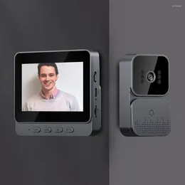 Doorbells Video Doorbell Intercom Wireless Door Bell 1080P IR Night Vision Home 2.4G 4.3inch IPS Screen For Security