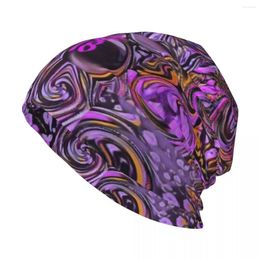 Berets Pre-Paisley Purple Park Knit Hat Hard Custom Hats Fishing Mens Cap Women's