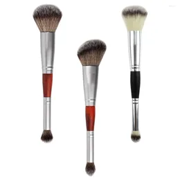 Makeup Brushes 3 Pcs Double-ended Brush Eyeshadow Woman Tool Supplies Artificial Fiber Double-head Accessories