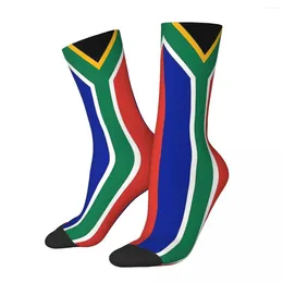 Men's Socks South Africa Flag Men Women Windproof Novelty Spring Summer Autumn Winter Stockings Gift