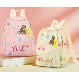 Backpack Personalized Girls And Children's Printed Cute Kindergarten School Bag Primary
