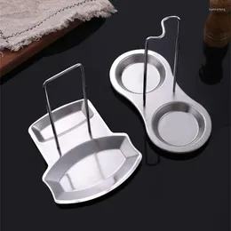 Kitchen Storage Stainless Steel Pot Lid Rack Detachable Easy To Clean Preservative Not Rust Spoon