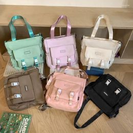 Evening Bags Nylon One Shoulder Crossbody Bag Waterproof Large Capacity Handbag Cute Women's Schoolbag Bookbag