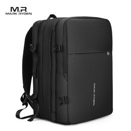 MARK RYDEN Large Backpack Men Rucksack 40L Expandable Business Travel Bag for Fits in 17 inch Laptop 240130