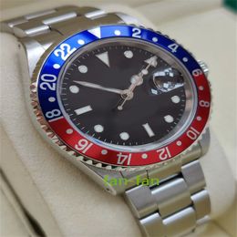 Brand world luxury watch Best bp version Watch Steel II 'Pepsi' 40mm Brand new automatic ETA watch 2-year warranty MENS WATCHES