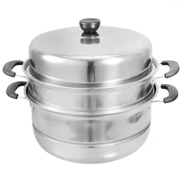 Double Boilers Amphora Steamer Pot Cooking For Food Bun Multifunction Vegetable Basket Plastic Rich Steaming