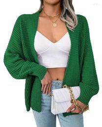 Women's Knits Knit Cardigan Casual Sweater Cardigans Jacket Top Loose Solid Open Front