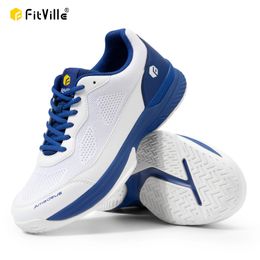 FitVille Wide Men's Tennis Shoes Breathable Outdoor Professional Training Sneakers for Lightweight Plantar Fasciitis Bunions 240118