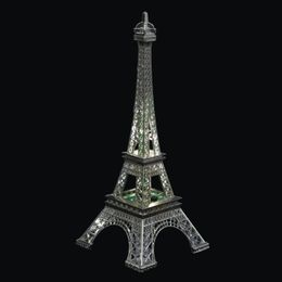 Eiffel Tower Light Night Up Desk Romantic Led Kids Mini Acrylic Lamp Glowing Desktop Decor Home Metal Model Craft Gifts 240123