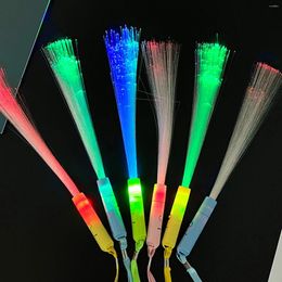 Party Decoration 1pcs LED Light Up Fibre Optic Wands Glow Sticks Flashing Birthday Gifts