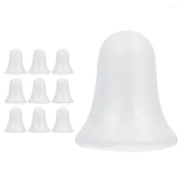 Decorative Figurines Craft Foam Bells White Christmas Polystyrene Shapes Diy Home Project Tree Holiday