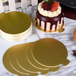 Bakeware Tools 20pcs Cake Cardboard Round Dessert Tray Paper Coasters Pastry Decorative Kit Disposable Displays