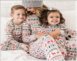 2021 Christmas Pajamas Ins New Xmas Mom Dad Kid Baby Sleepwear Nightwear Homewear Family Matching Pjs Set 2p2r9435949