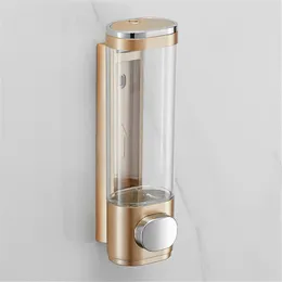 Liquid Soap Dispenser 600/300ML Manual Wall Mounted Bathroom Washing Hand Sanitizer Family El Shower Gel Accessories