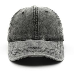 Japanese Womens Autumn and Winter Personalised Retro Solid Colour Light Board Denim Baseball Cap Outdoor Mens Travel Sun Protection Sun-Poof