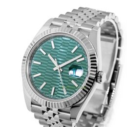 Brand world luxury watch Best version Watch Green Motif Index Dial White Gold Fluted Bezel 126334 automatic ETA Cal.3235 watch 2-year warranty MENS WATCHES
