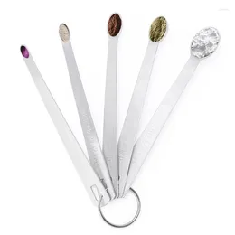 Measuring Tools 5pcs/set Mini Spoons Stainless Steel Seasoning Measure Scoop Tea Coffee Powder Spice Spoon Kitchen Baking To