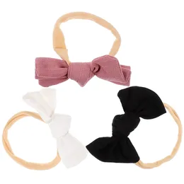 Bandanas 3pcs Baby Headbands Toddlers Bow Kids Hair Bands Girl Accessory For Birthday