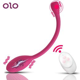 OLO Silicone Invisible Vibrating Egg Remote Control Vagina Ball Vibrator Gspot Massage Clitoral Stimulator Sex Toys for Women 240202