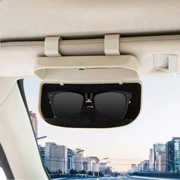 Car Organiser Glasses Case Sunglasses Storage Box Auto Interior Accessories Holder Sun Visor Automobiles Sunglass