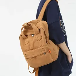 School Bags Cool Bag College Backpack Ladies Harajuku Retro Canvas Female Laptop Fashion Girl Fabric Student Women Travel