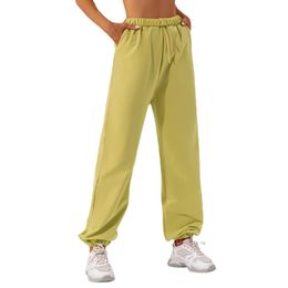 LL LEMONS Sport Yoga Casual Jogger Pants Women Quick Dry Trousers Women's Sportswear Gym Sports Fiess Running Pant 's swear s