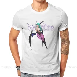 Men's T Shirts Darkstalkers Vampire Vanpaia Game Crewneck TShirts Morrigan Aensland Distinctive Shirt Trend Tops 6XL