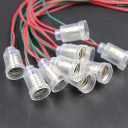 Lamp Holders 20pcs/lot 20cm Wire Base E10 Holder Bulb Light Screw Socket For 1.5V 2.5V 3.8V 6V Accessories Selling