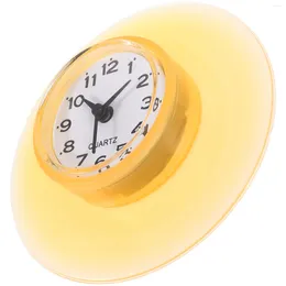 Wall Clocks Bathroom Suction Cup Clock Office Decoration Waterproof For No Safe Silica Gel