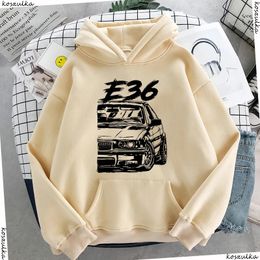 E36 Sweatshirt | Car Hoodies | E36 Hoodie | Sweat E36 | Hoodies Sweatshirts 2023 Autumn 240119