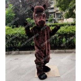 Performance Horse Mascot Costumes Halloween Cartoon Character Outfit Suit Xmas Outdoor Party Outfit Unisex Promotional Advertising Clothings