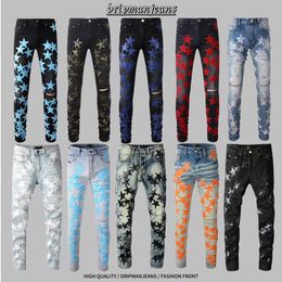 AMlRl JEANS jeans firmati da uomo jeans slim fit jeans skinny uk drip y2k jeans usa drip star jeans drip jeans drill jeans pantaloni jeans stile outfit semplice jeans hiphop