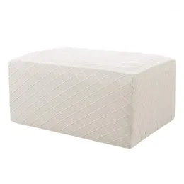 Chair Covers Water Ottoman Cover Stretch Rectangle Folding Storage Stool Slipcovers