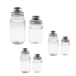 Dinnerware 70MM Shaker Lids Sealing Stainless Steel Caps Leakproof Mason Jar Cover For Canning Glass Bottle