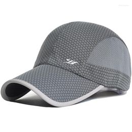 Ball Caps Mesh Outdoor Sport Baseball Cap Unisex Spring Summer Quick Drying Hat Breathable Cycling Sun Protection