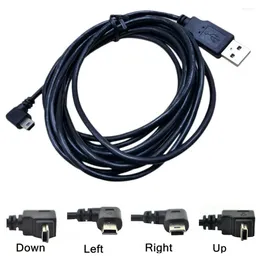 2.0 To Mini USB Data Sync Cable 90 Degree Angled Elbow 5 Pin B Male Charge Charging Cord For Camera MP3 MP4