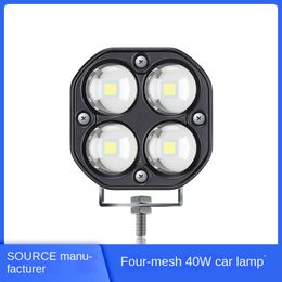 New best-selling motorcycle LED spotlights, work lights, square spotlights, front bumper lights, off-road vehicle modified roof lights