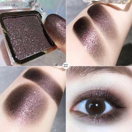 Punk Smoky Cool Eyeshadow Palette Pearly Bright Matte Glitter Eyeshadow Palette Lasting Black Makeup Eyeshadow Palette Beauty 240123