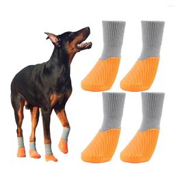 Dog Apparel 4pcs Pet Sports Shoes Waterproof Comfortable Non-slip Rain Boot Protector For Small Medium Large Dogs