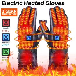 Electric Heated Gloves Thermal 3 Heating Modes Heat Gloves Winter Warm Skiing Snowboarding Hunting Fishing Heated Gloves 240127