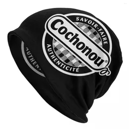 Berets Cochonou Bonnet Femme Cool Knit Hat For Women Men Winter Warm Beanies Caps