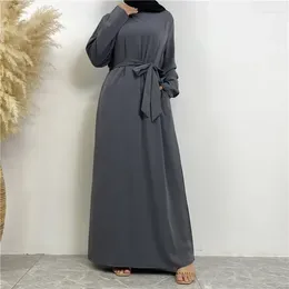 Ethnic Clothing Plain Abaya Dubai Muslim Hijab Dress Basic Closed Abayas For Women Turkish Arabic Ramadan African Islamic Kaftan Robe