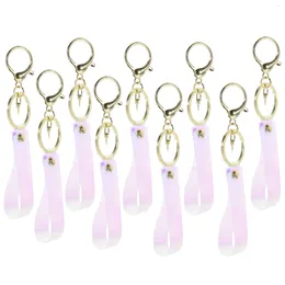 Keychains 10 Pcs Car Key Chain Keychain For Women Cute Backpack Charm Keys Rings Miss