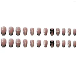 False Nails French-Style Artificial Super Fit For Real Nail Art School Home Use