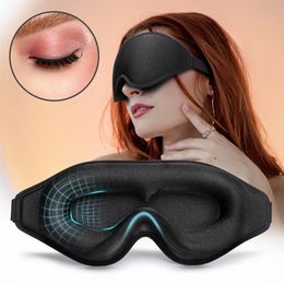 3D Sleep Mask Natural Sleeping Eye Mask Comfort Three Dimensional Design Memory Foam Face Mask Eyeshade Night Breathable 240127