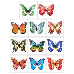 Garden Decorations Beautiful For Giant Butterfly Stakes 11.8'' Outdoor 3D Large Butterflies Lawn Decorative Yard Decor Patio Dropship